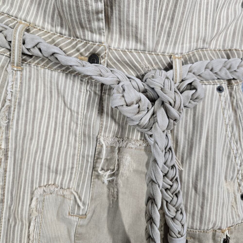 Ser.O.Ya Haley Distressed Patchwork-Effect Denim … - image 4